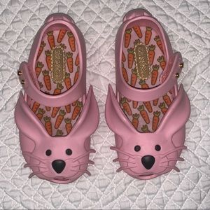 Mini Melissa Easter bunny shoes